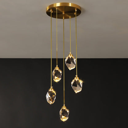 Alberia – Lustre en cristal nordique