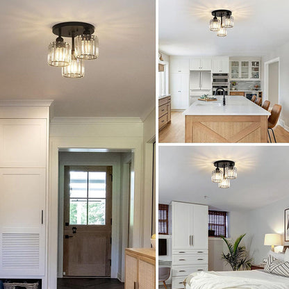 Malia – Lampe de Plafond LED Décorée de Cristal