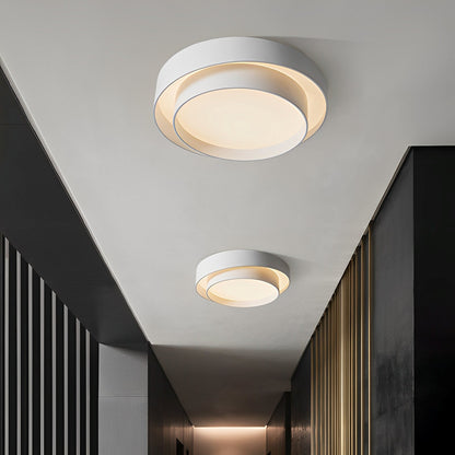 Noreva – Lampe de plafond blanche avec télécommande