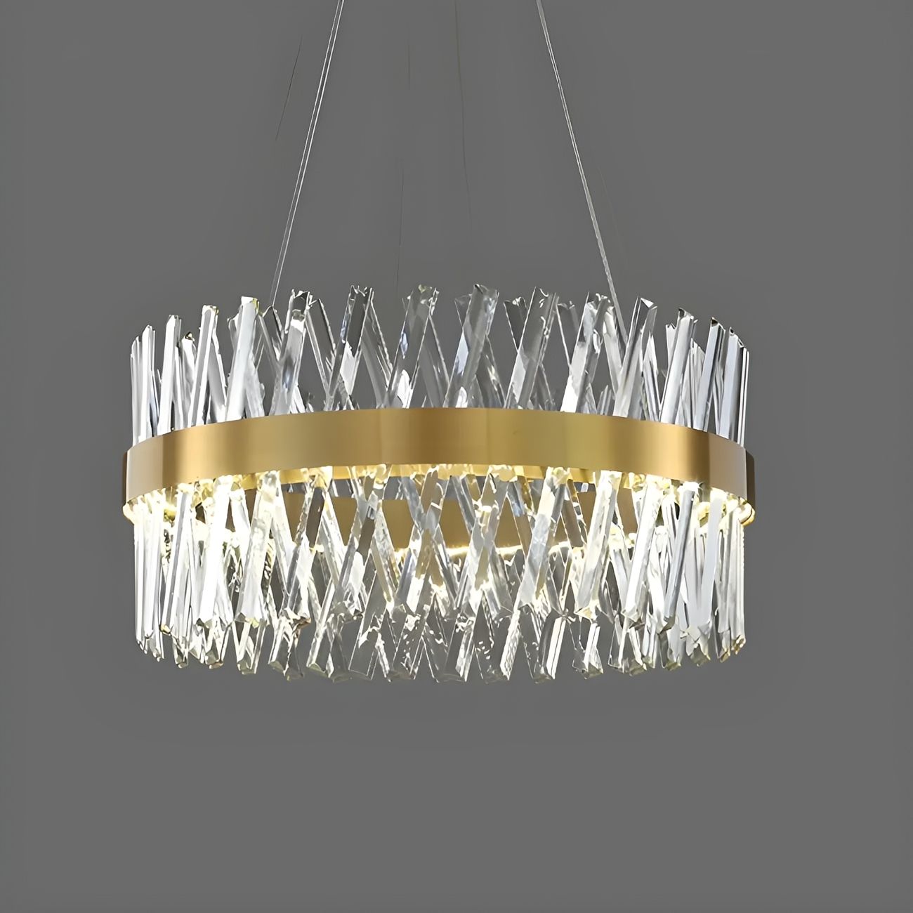 Elion – Suspension en cristal atmosphérique ronde