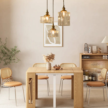 Kian – Lampe Suspendue en Verre Élégante