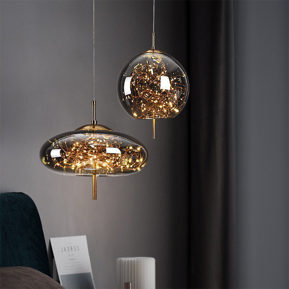 Rio – Suspension en verre moderne
