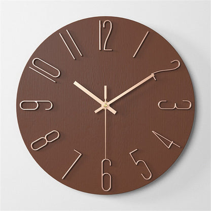 Rustom – Horloge murale de 12 pouces pour salon