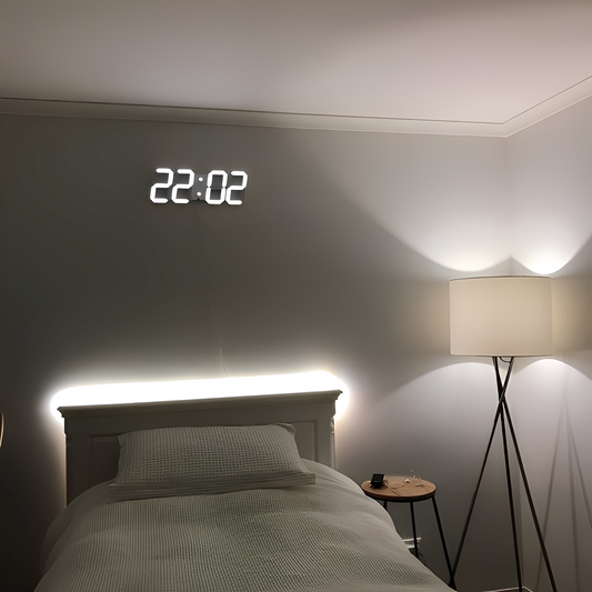 Lumino – Horloge murale design LED lumineuse