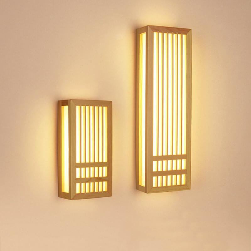 Hana – Applique murale simple en bois massif