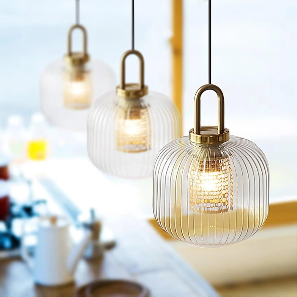 Josh – Lustre en verre nordique