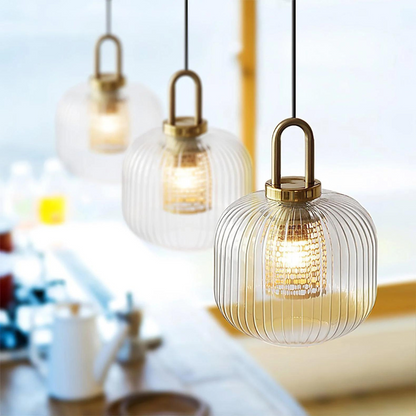 Josh – Lustre en verre nordique