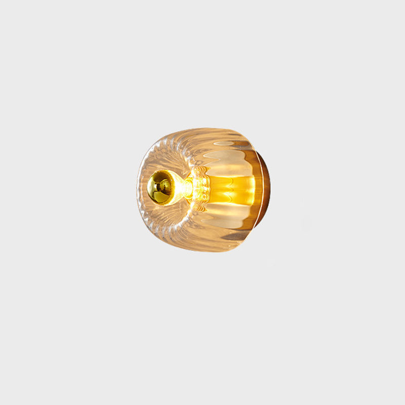 Isabelle – Applique murale LED moderne en verre et métal