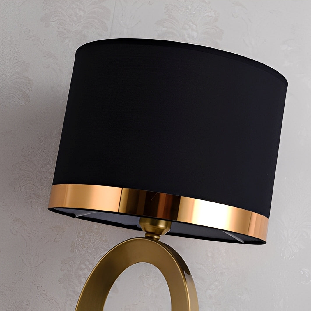 Jordy – Lampe de table de luxe avec abat-jour en tissu
