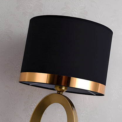 Jordy – Lampe de table de luxe avec abat-jour en tissu