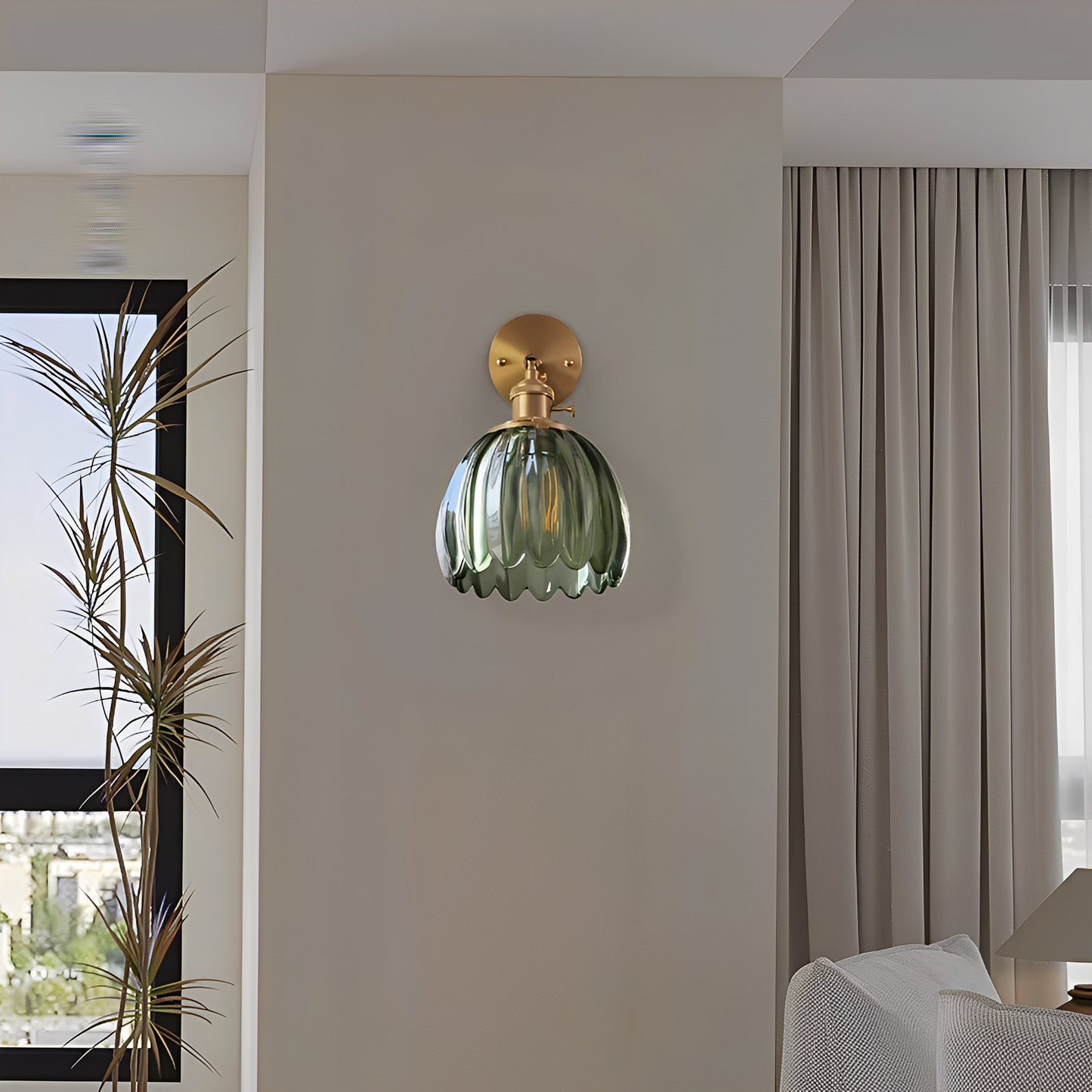 Gela – Lampe Suspendue en Verre Nordique