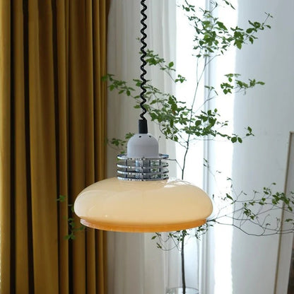 Ingrid – Suspension Bauhaus en verre