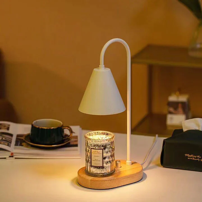 Serenya – Simple Lampe à Cire Fondue pour Aromathérapie