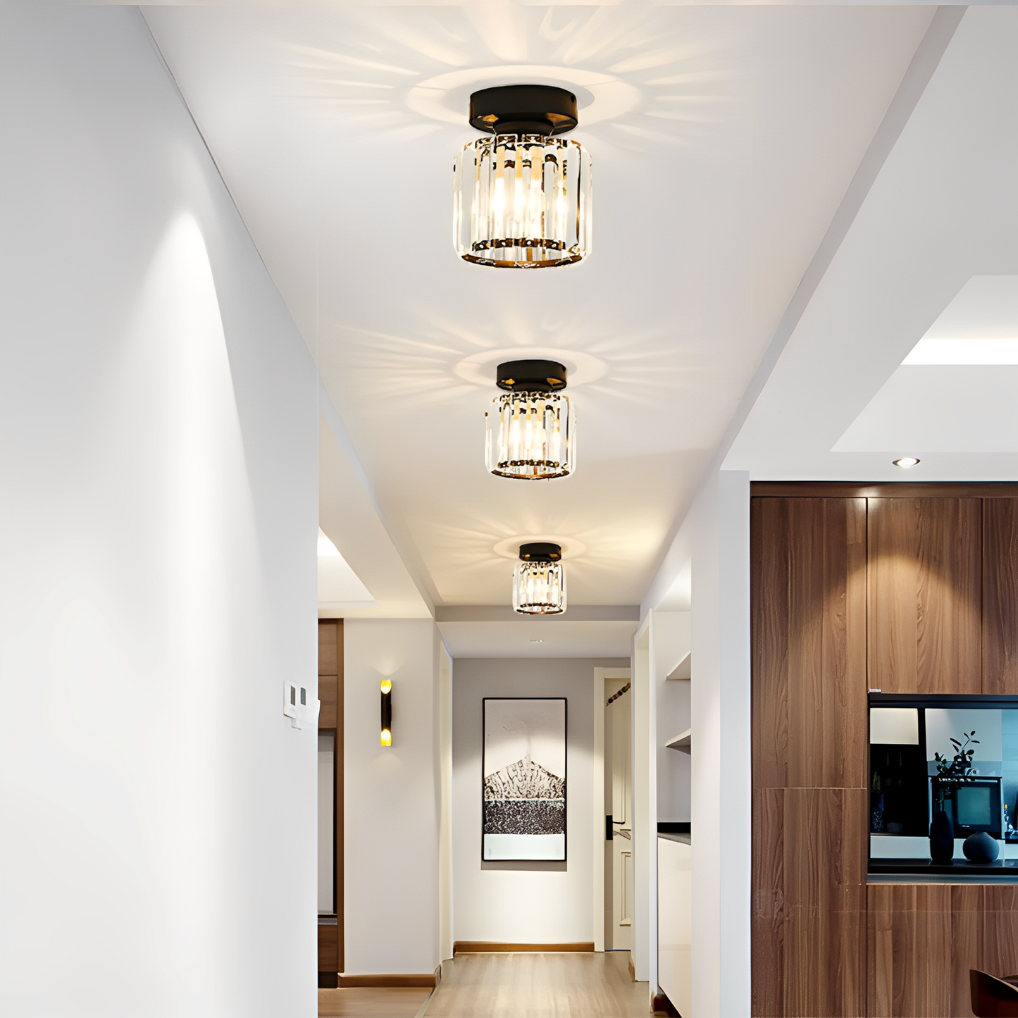 Alvin – Cristal LED Lumière de Couloir