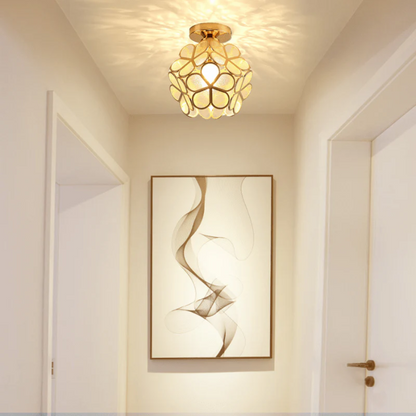 Vergara – Lampe de plafond en cristal simple