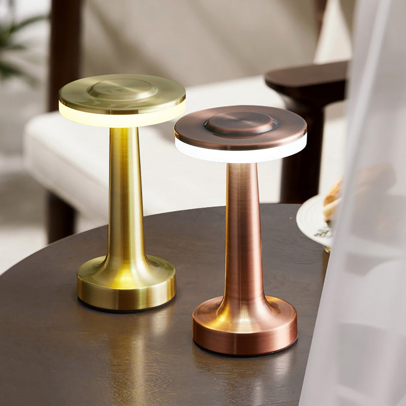 Zamira – Lampe de table rechargeable en forme d’haltère