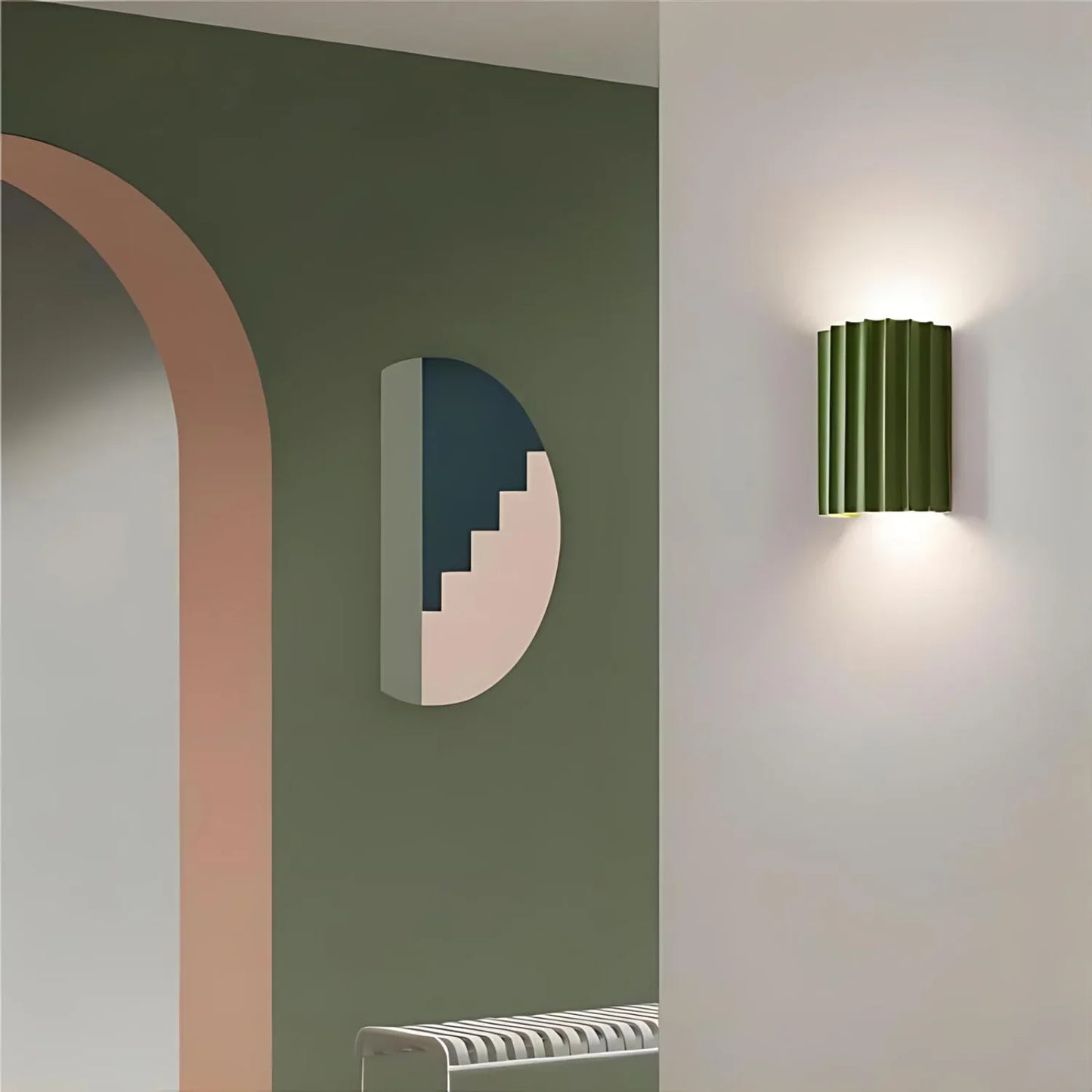 Theo – Applique Murale en Résine Design Nordique