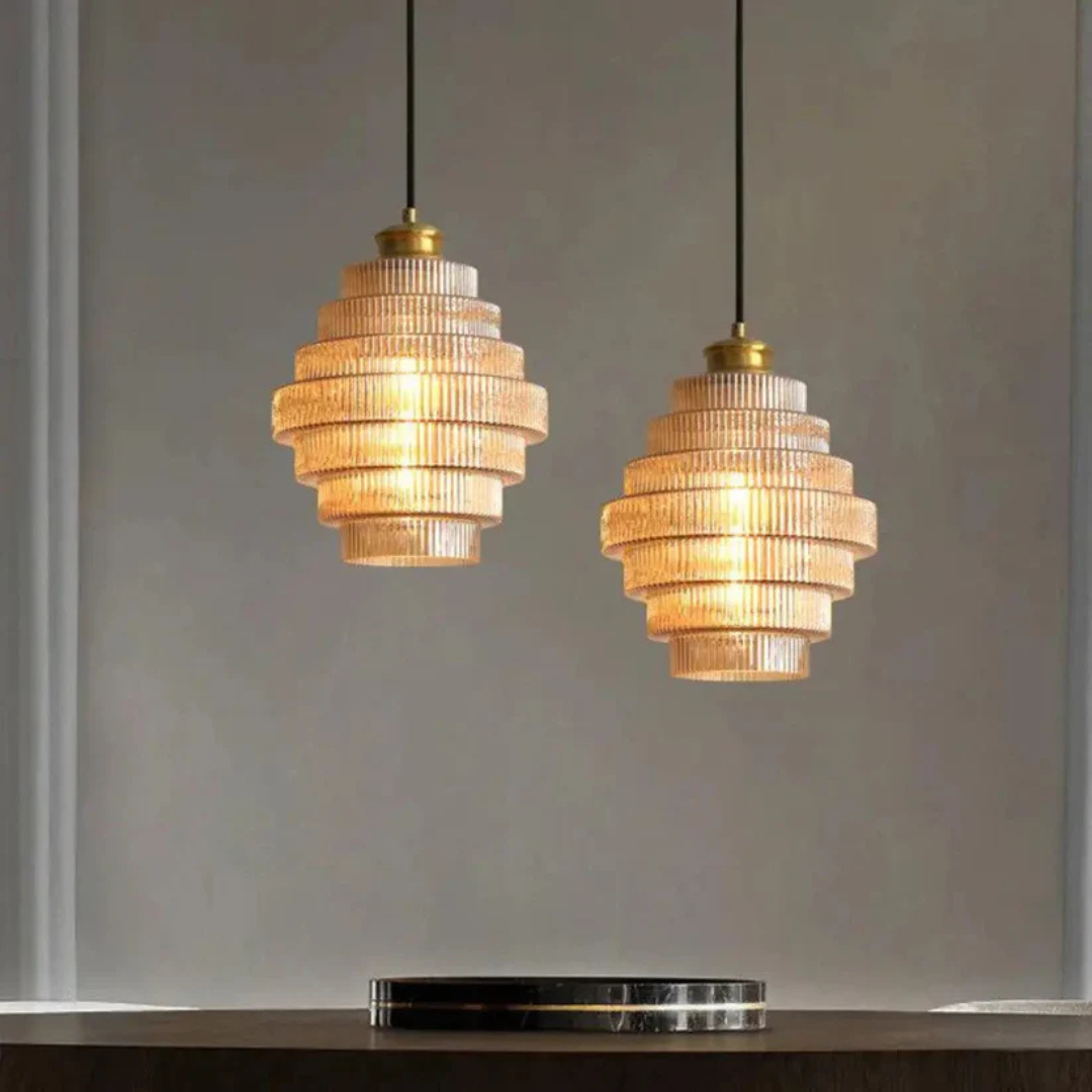 Gerry – Lampe pendante en verre simple