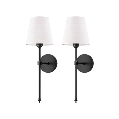 Noria – Élégante Applique Murale en Cuivre avec Abat-jour en Tissu