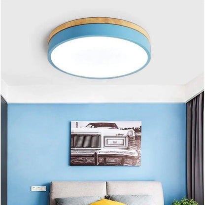 Camilla – Lampe de Plafond en Bois Naturel