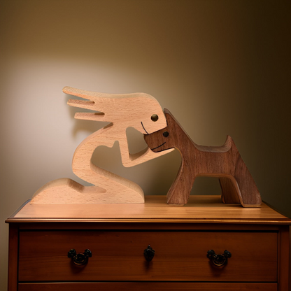 Aelix – Figurine en bois fait main