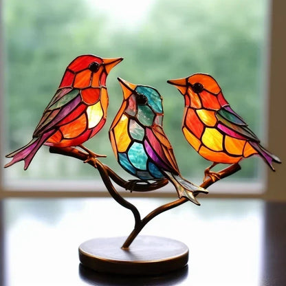 Vivian – Ornements d'oiseaux de bureau créatifs