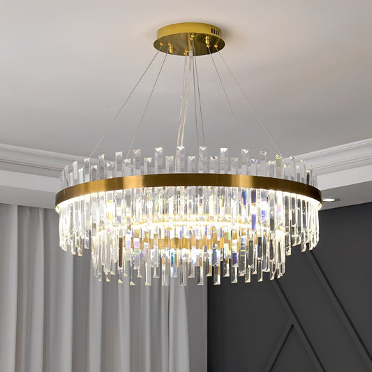 Elliot – Luxueuse Suspension en Cristal Postmoderne