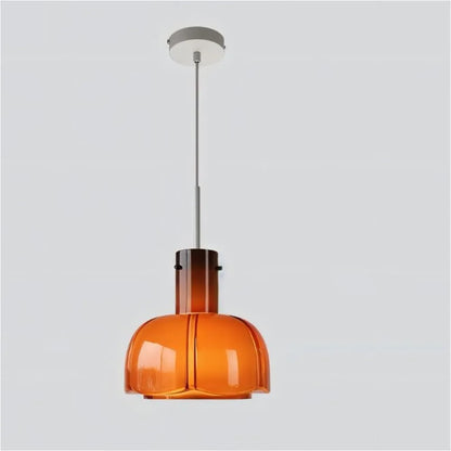 Lanie – Suspension Moderne en Verre et Fleurs