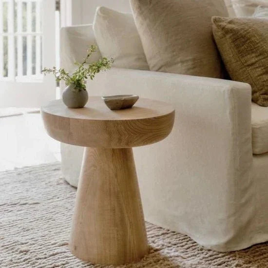 Emil – Table d'appoint robuste en bois de pin