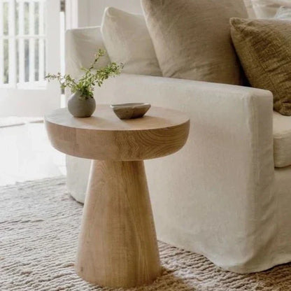 Emil – Table d'appoint robuste en bois de pin