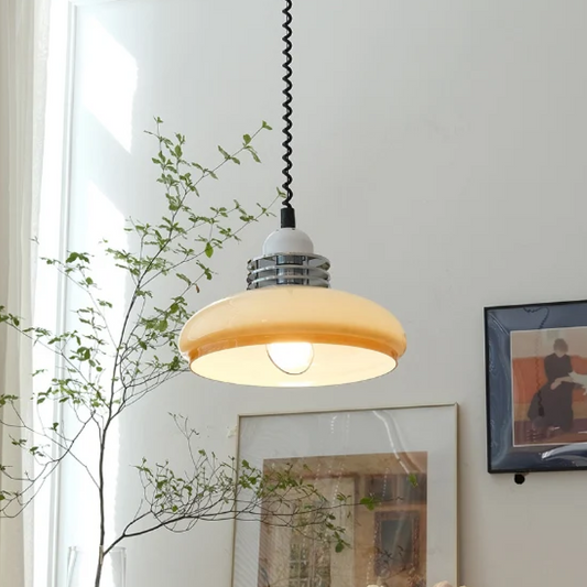 Ingrid – Suspension Bauhaus en verre
