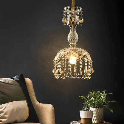 Talu – Abat-jour suspendu en rotin rustique pour style Boho et campagnard