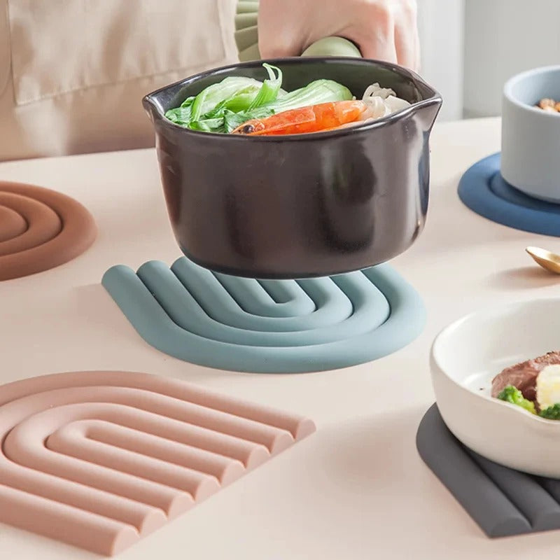 Nayla – Sous-plat en silicone résistant à la chaleur