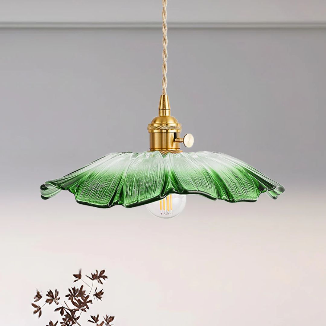 Kaoru – Lustre en laiton et verre