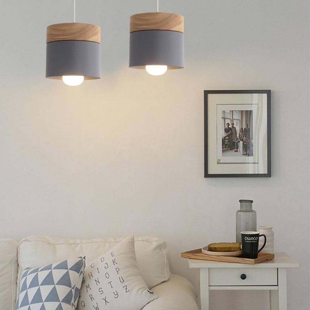 Suspension Nordica – Bois naturel au style scandinave épuré