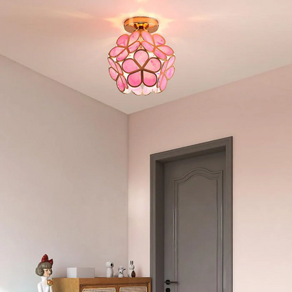 Vergara – Lampe de plafond en cristal simple