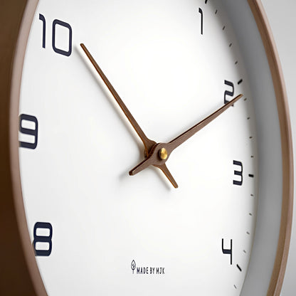 Nordik – Horloge murale silencieuse en bois massif