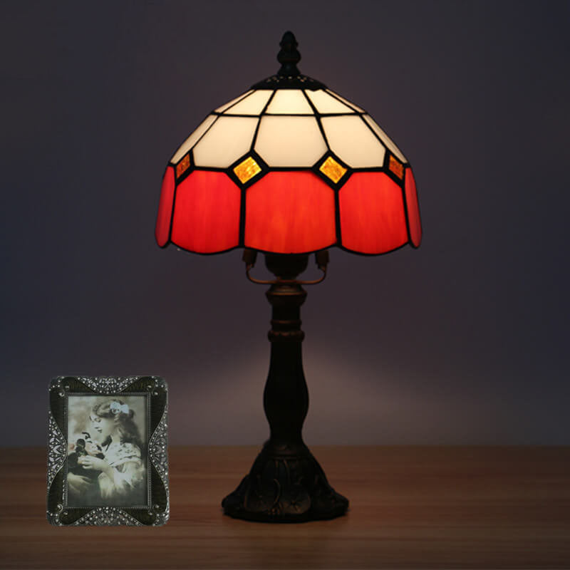 Seraphina – Lampe de table en verre Tiffany vintage
