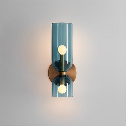Arik – Plafonnier double globe en verre
