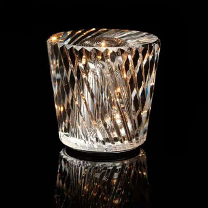 Aurelia – Lampe de table en cristal sans fil avec technologie LED