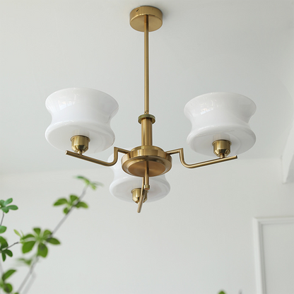 Belue – Lustre moderne en laiton et en verre
