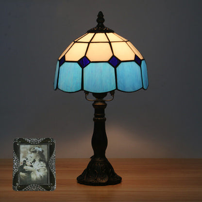 Seraphina – Lampe de table en verre Tiffany vintage