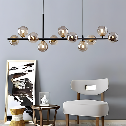 Luca – Suspension Magic Bean en Verre Minimaliste