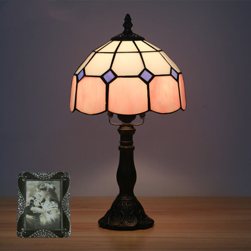 Seraphina – Lampe de table en verre Tiffany vintage