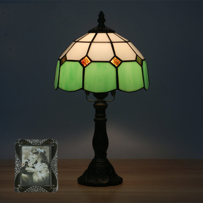 Seraphina – Lampe de table en verre Tiffany vintage