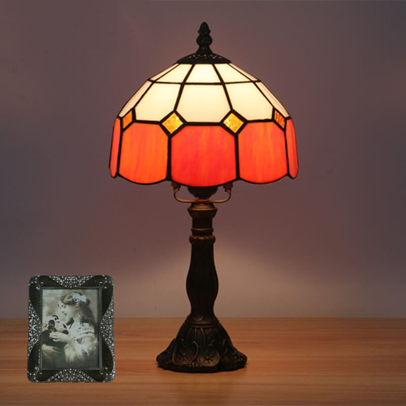 Seraphina – Lampe de table en verre Tiffany vintage