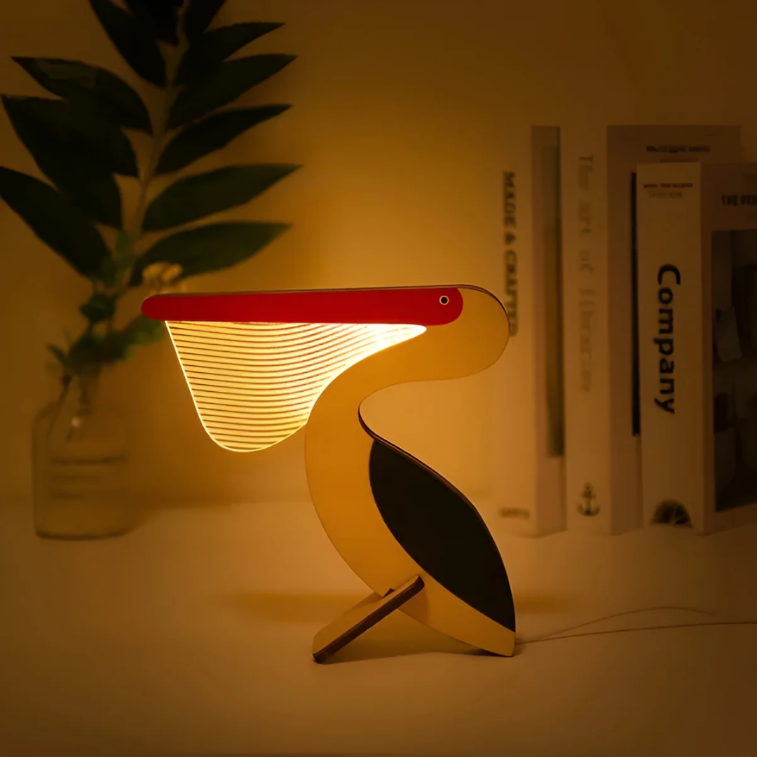 Telyx – Lampe de table en bois LED