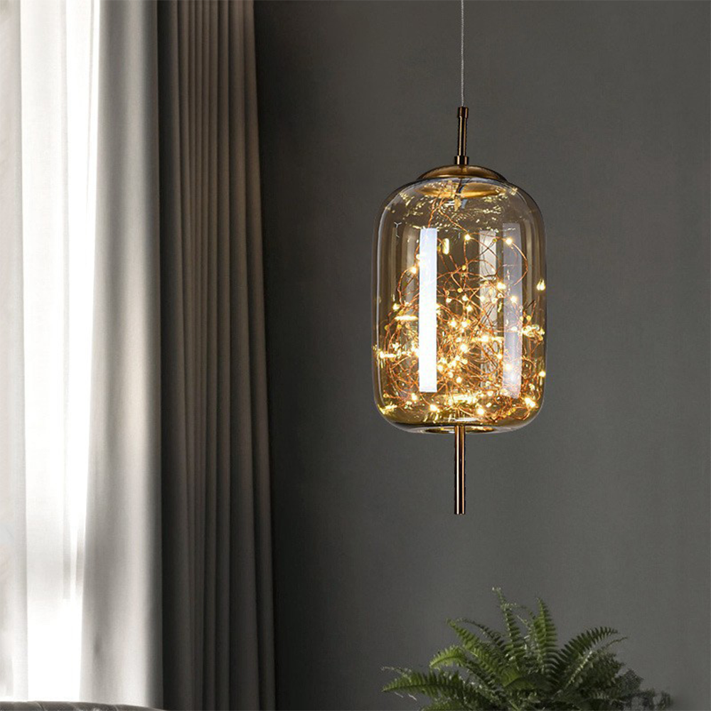 Rio – Suspension en verre moderne