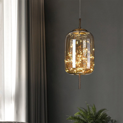 Rio – Suspension en verre moderne