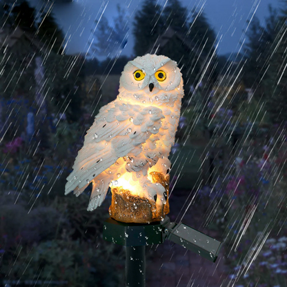 Owlin – Lampe Solaire de Jardin Chouette